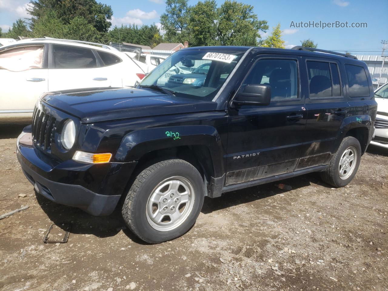 2016 Jeep Patriot Sport Black vin: 1C4NJRBB1GD579668