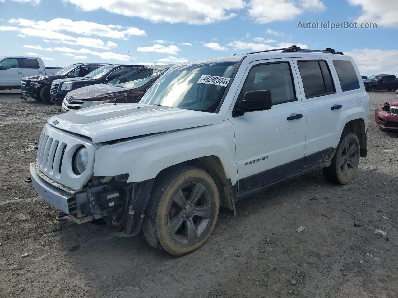 2016 Jeep Patriot Sport White vin: 1C4NJRBB1GD587348