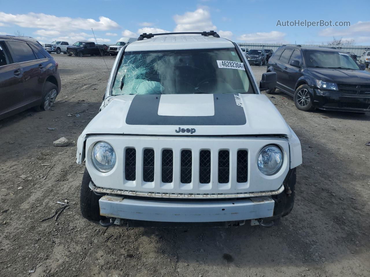 2016 Jeep Patriot Sport White vin: 1C4NJRBB1GD587348