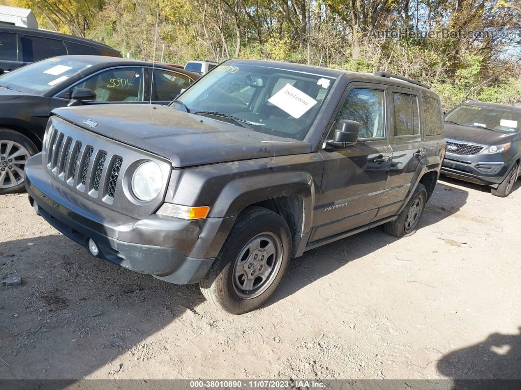 2016 Jeep Patriot Sport Gray vin: 1C4NJRBB1GD712851