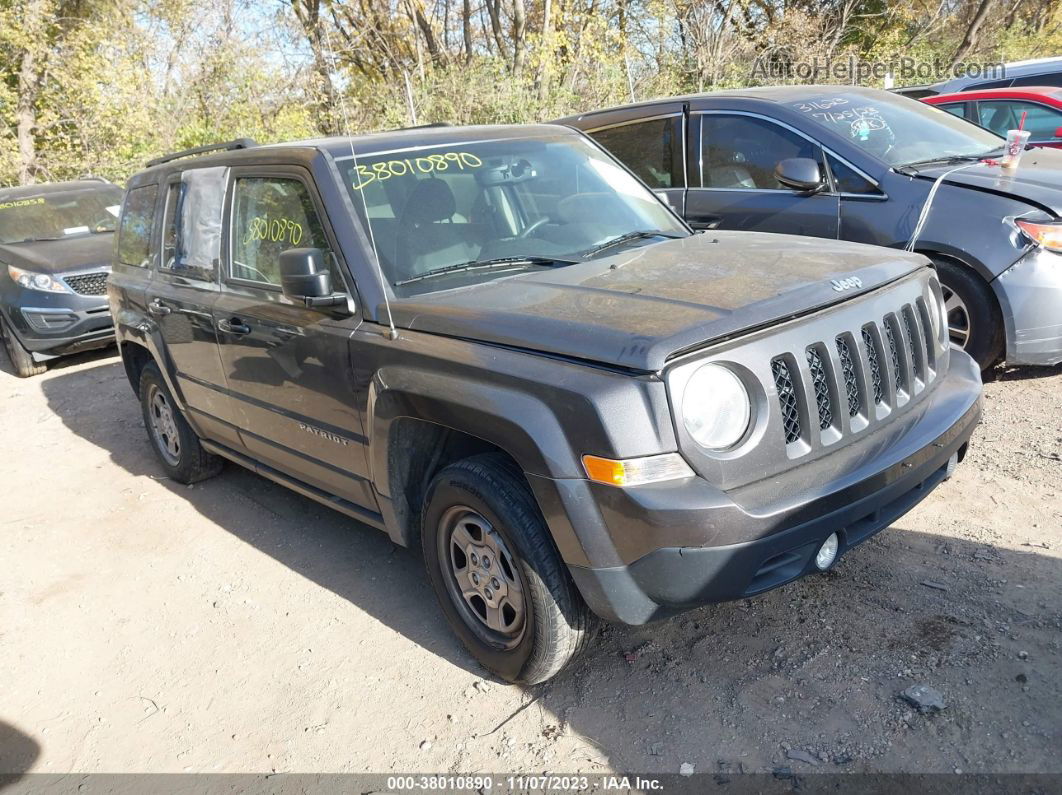 2016 Jeep Patriot Sport Серый vin: 1C4NJRBB1GD712851