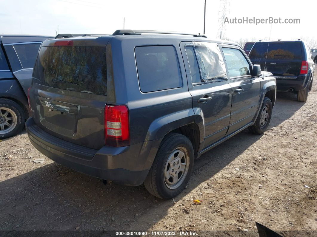 2016 Jeep Patriot Sport Gray vin: 1C4NJRBB1GD712851