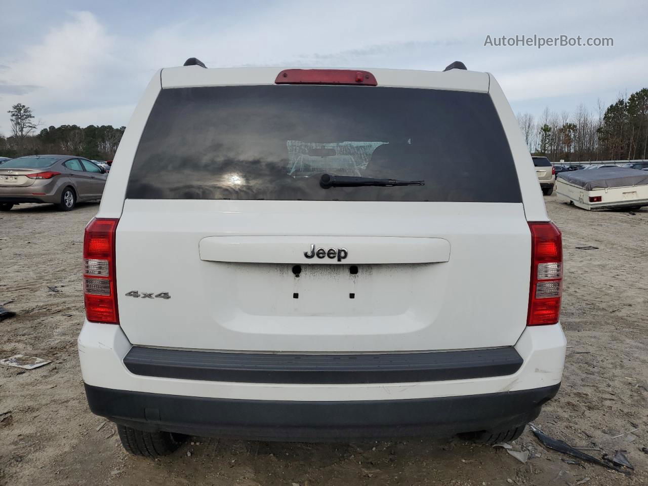 2012 Jeep Patriot Sport White vin: 1C4NJRBB2CD537388