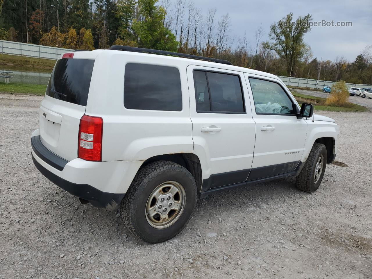 2012 Jeep Patriot Sport White vin: 1C4NJRBB2CD576479