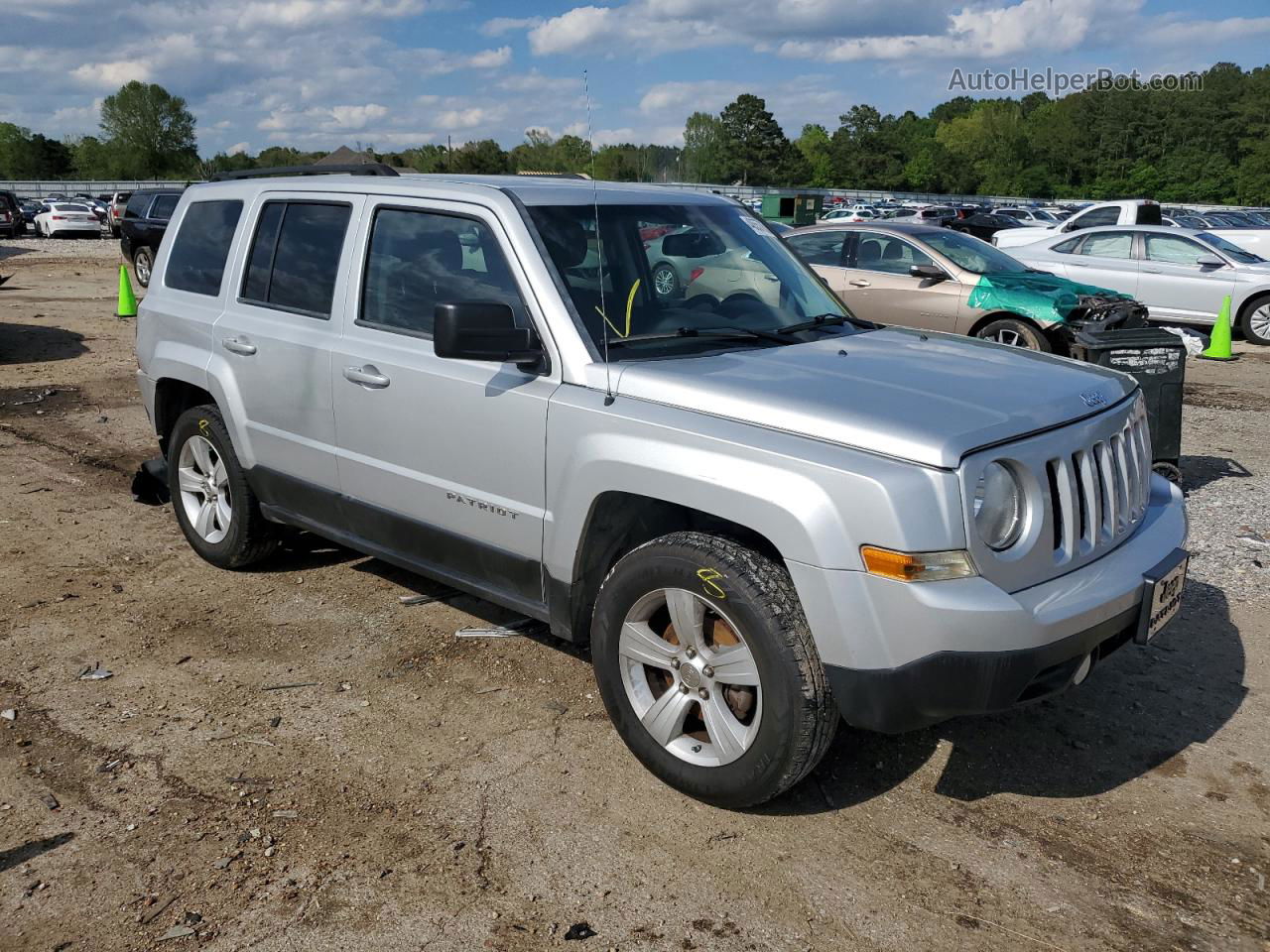 2014 Jeep Patriot Sport Silver vin: 1C4NJRBB2ED561936