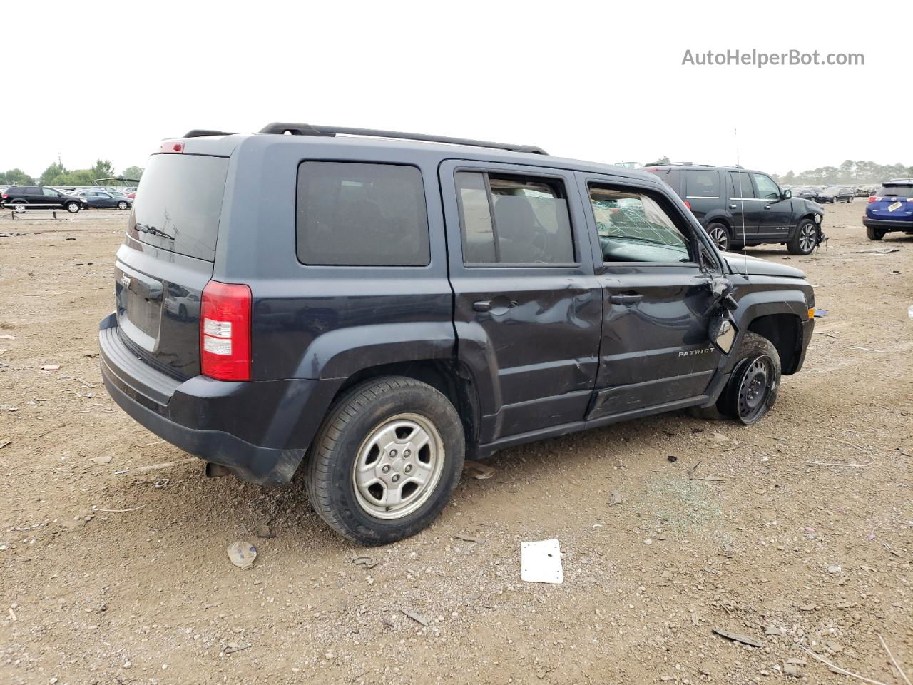 2014 Jeep Patriot Sport Черный vin: 1C4NJRBB2ED728537