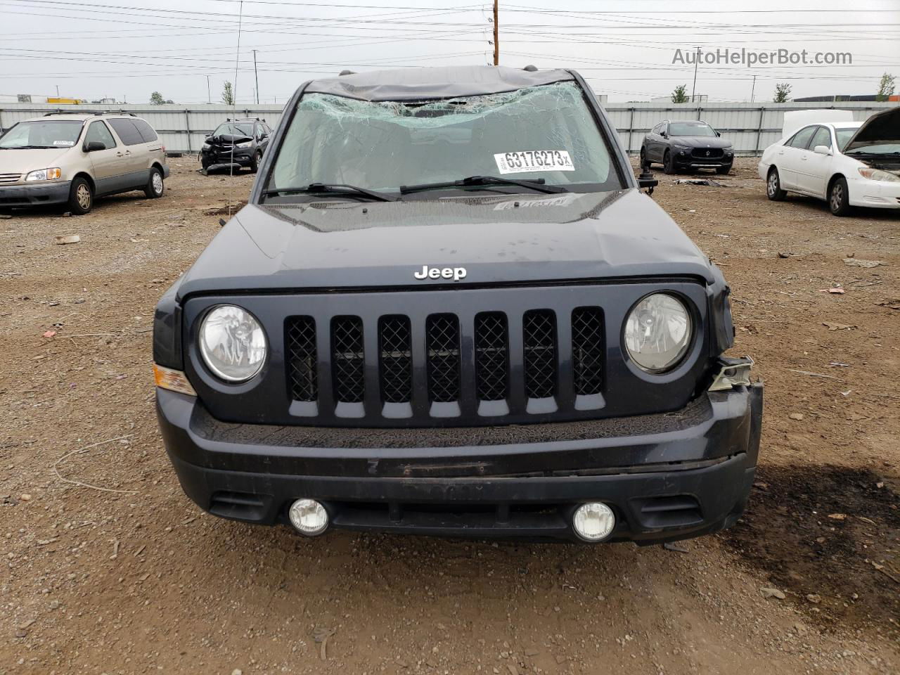 2014 Jeep Patriot Sport Черный vin: 1C4NJRBB2ED728537