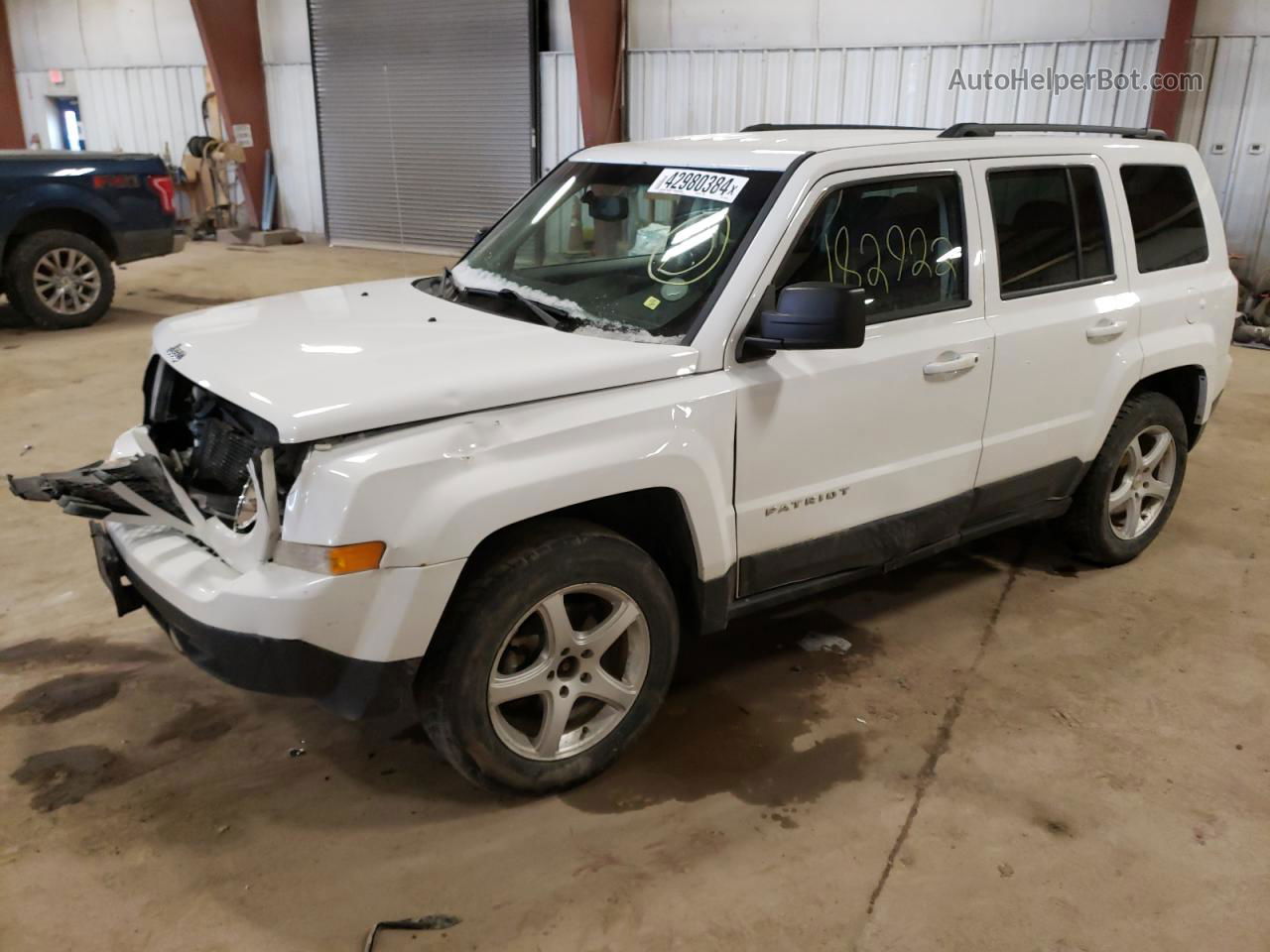 2014 Jeep Patriot Sport White vin: 1C4NJRBB2ED796160