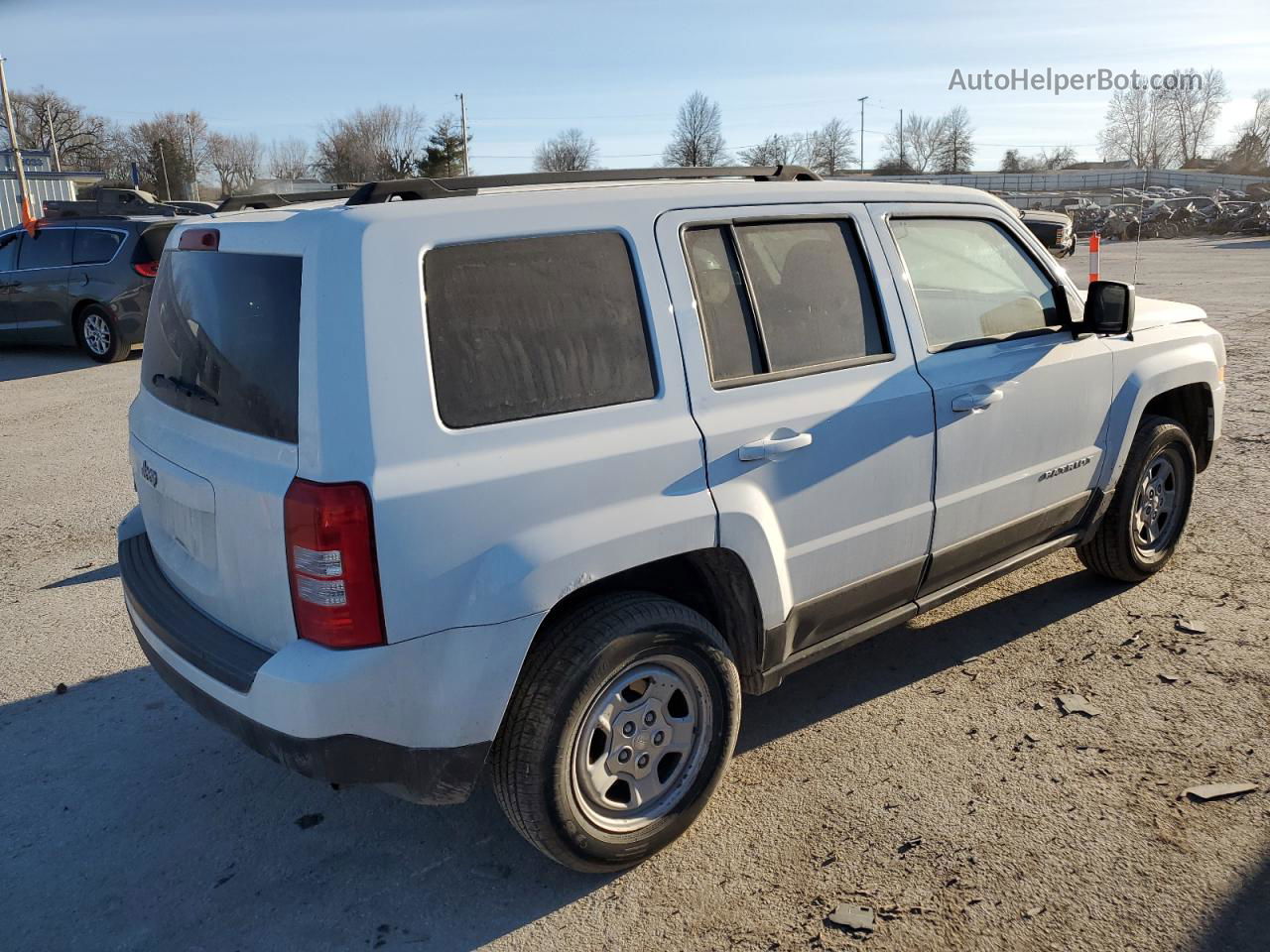 2014 Jeep Patriot Sport White vin: 1C4NJRBB2ED841565