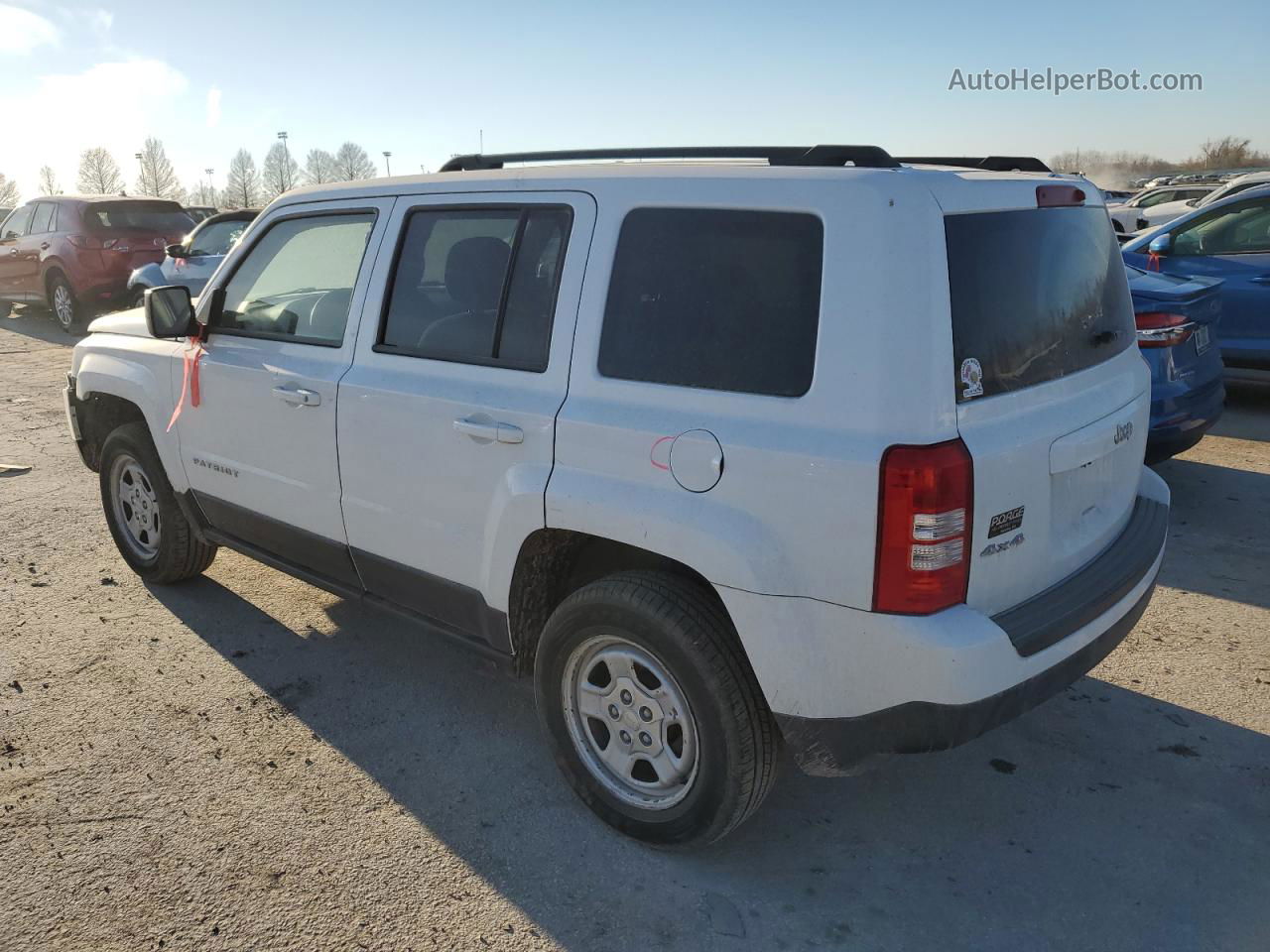 2014 Jeep Patriot Sport White vin: 1C4NJRBB2ED841565