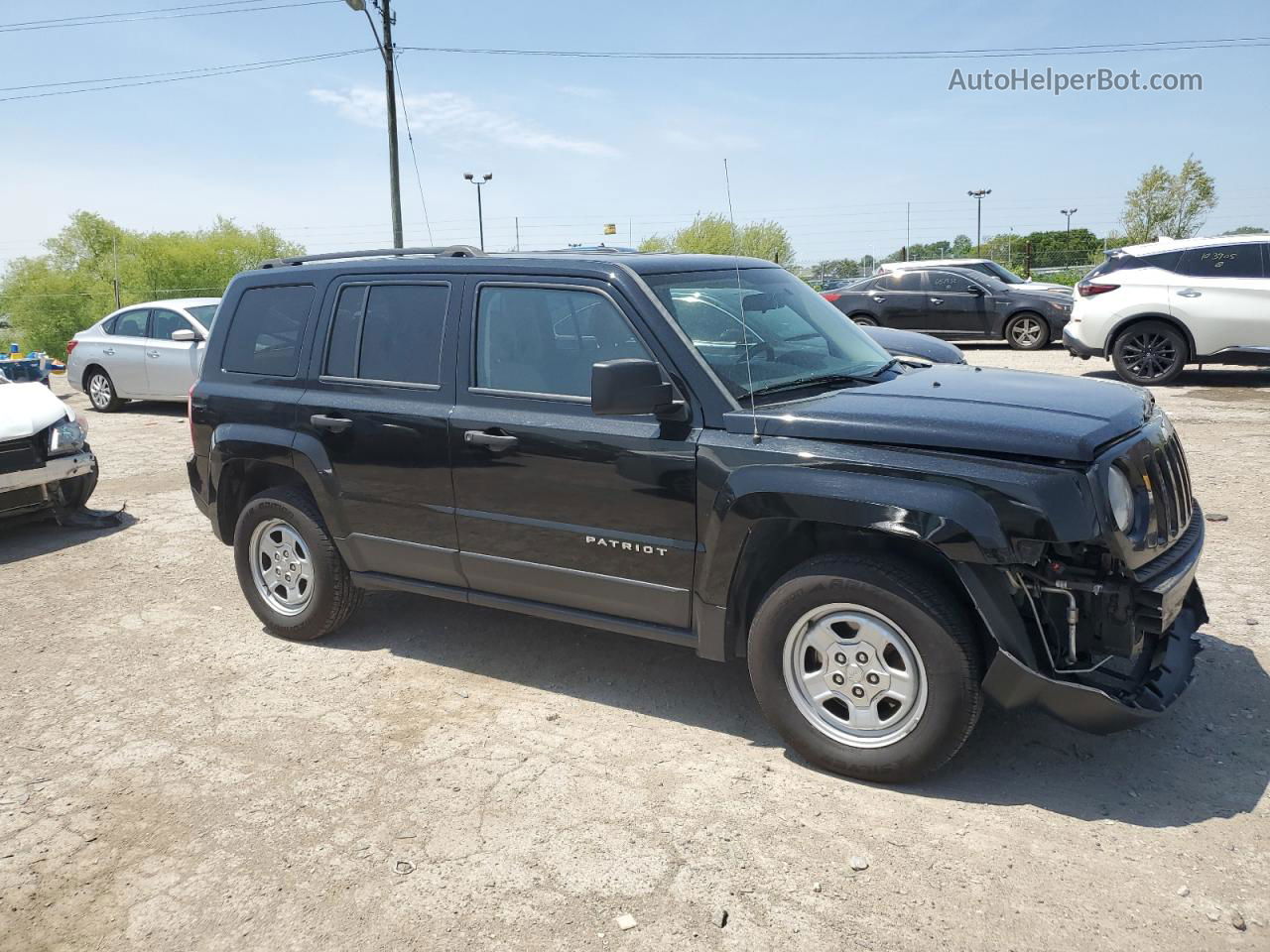 2014 Jeep Patriot Sport Black vin: 1C4NJRBB2ED915325