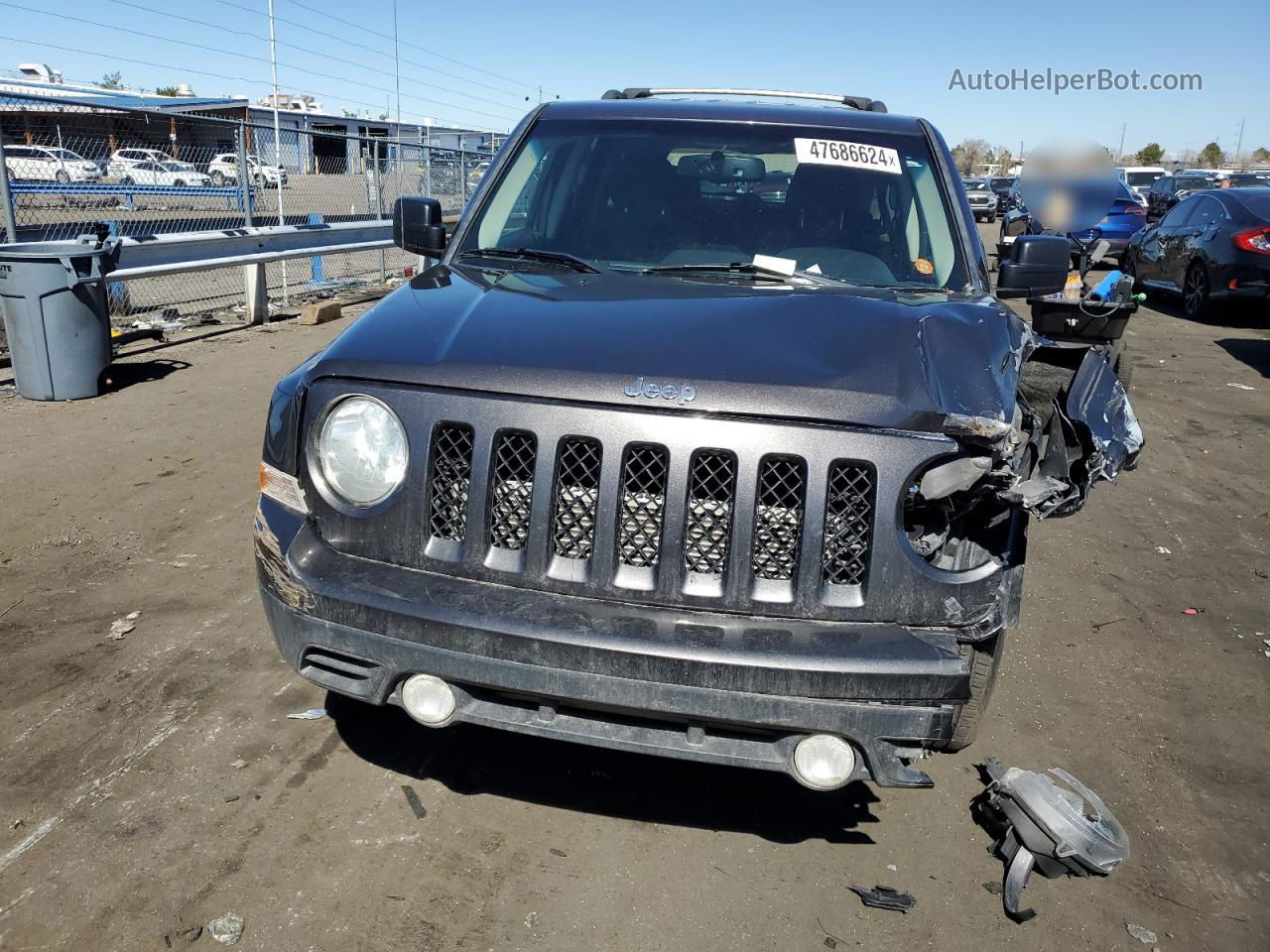 2016 Jeep Patriot Sport Gray vin: 1C4NJRBB2GD508799