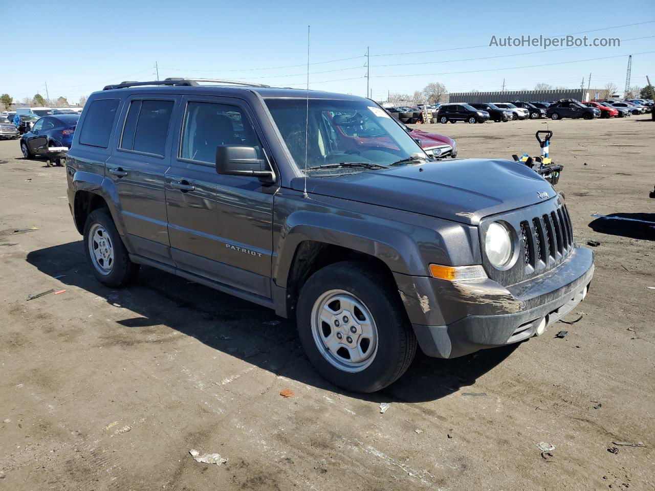 2016 Jeep Patriot Sport Gray vin: 1C4NJRBB2GD508799