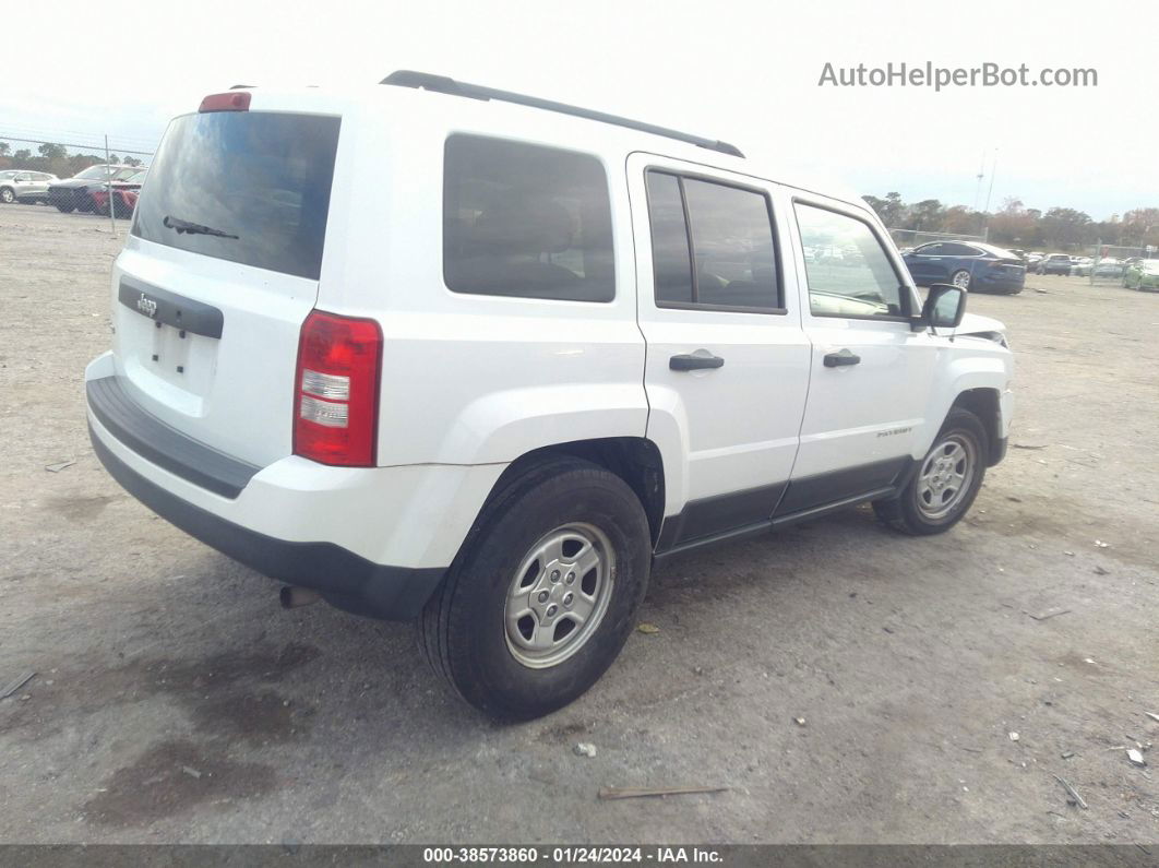 2016 Jeep Patriot Sport White vin: 1C4NJRBB2GD557940