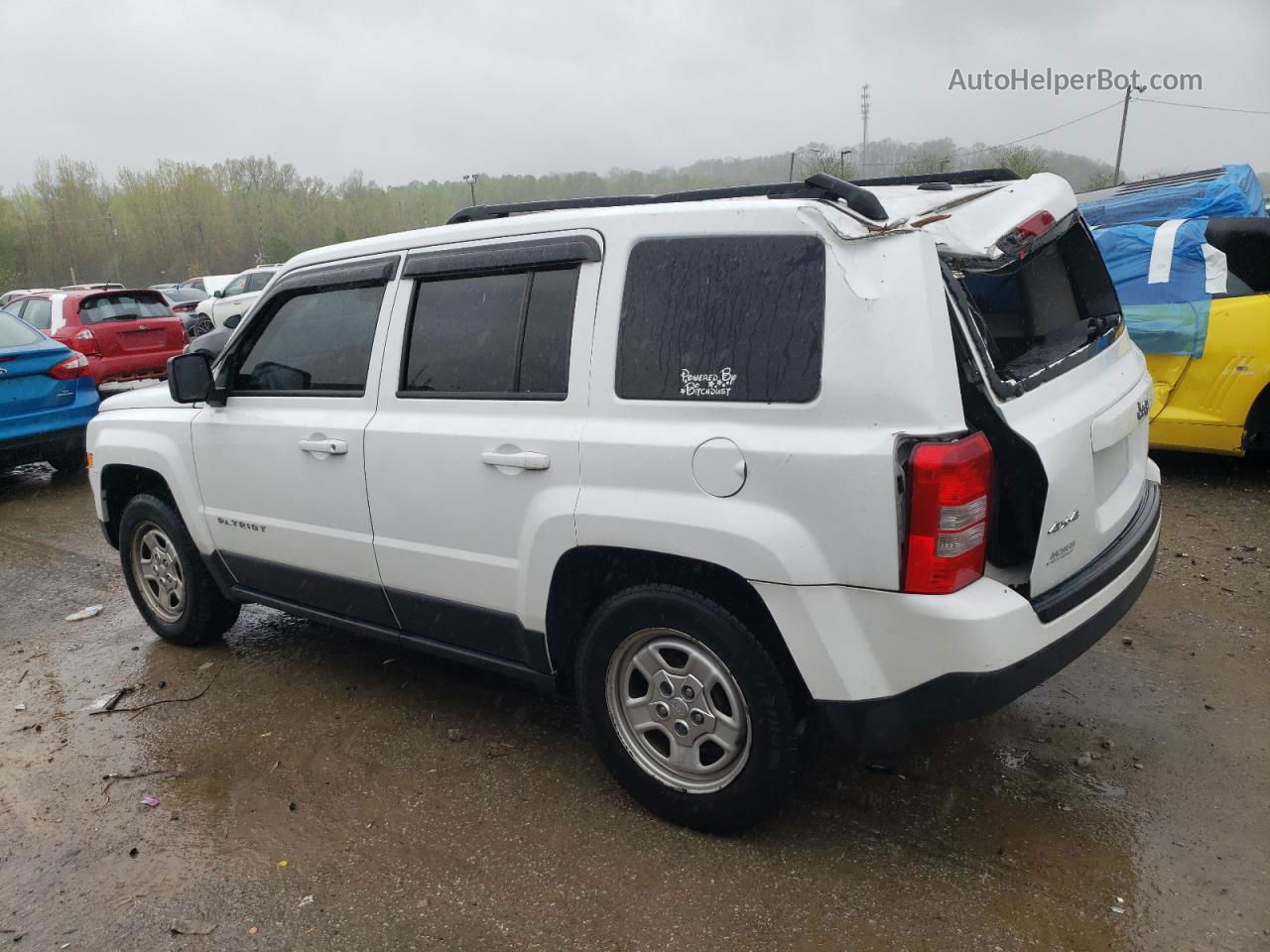 2016 Jeep Patriot Sport White vin: 1C4NJRBB2GD646407