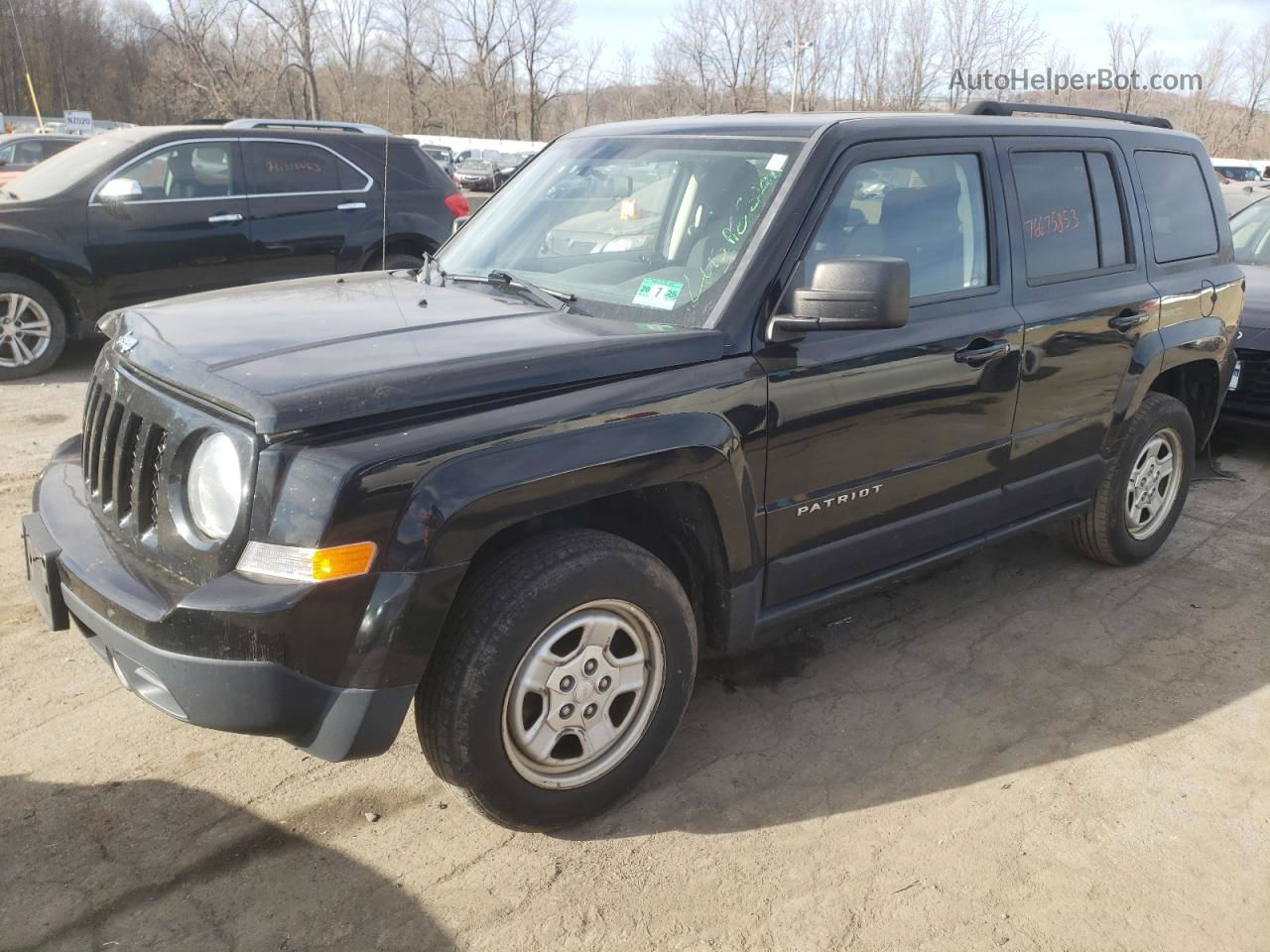 2014 Jeep Patriot Sport Black vin: 1C4NJRBB3ED842353