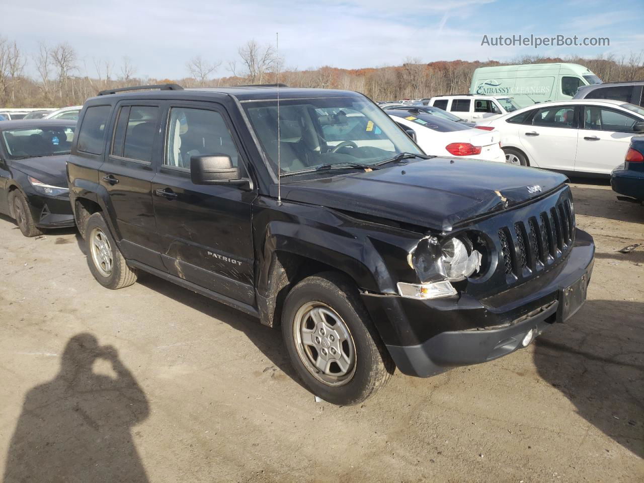 2014 Jeep Patriot Sport Black vin: 1C4NJRBB3ED842353