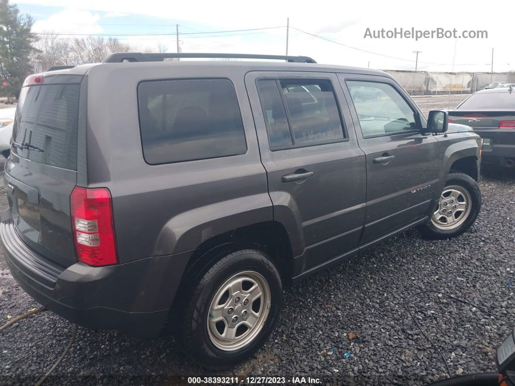 2016 Jeep Patriot Sport Серый vin: 1C4NJRBB3GD654399