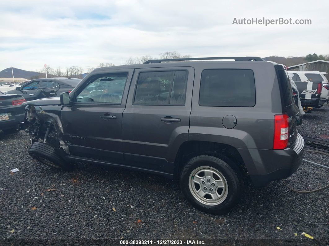 2016 Jeep Patriot Sport Серый vin: 1C4NJRBB3GD654399