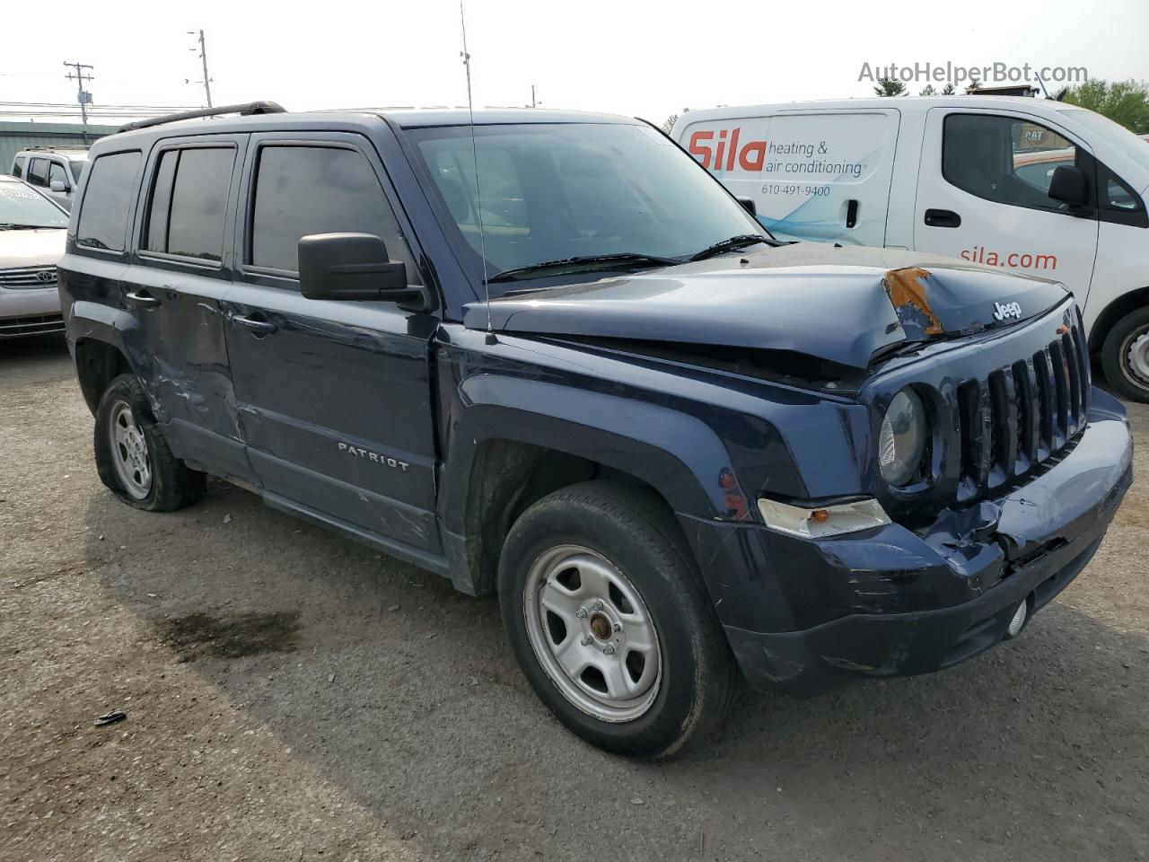 2016 Jeep Patriot Sport Синий vin: 1C4NJRBB3GD659134