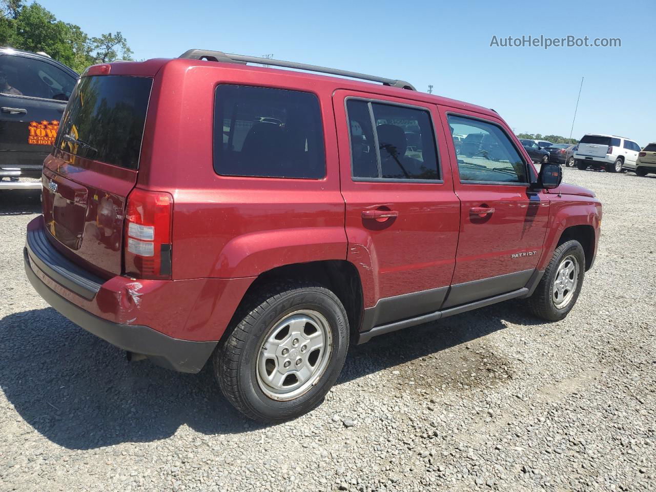 2016 Jeep Patriot Sport Red vin: 1C4NJRBB3GD719249