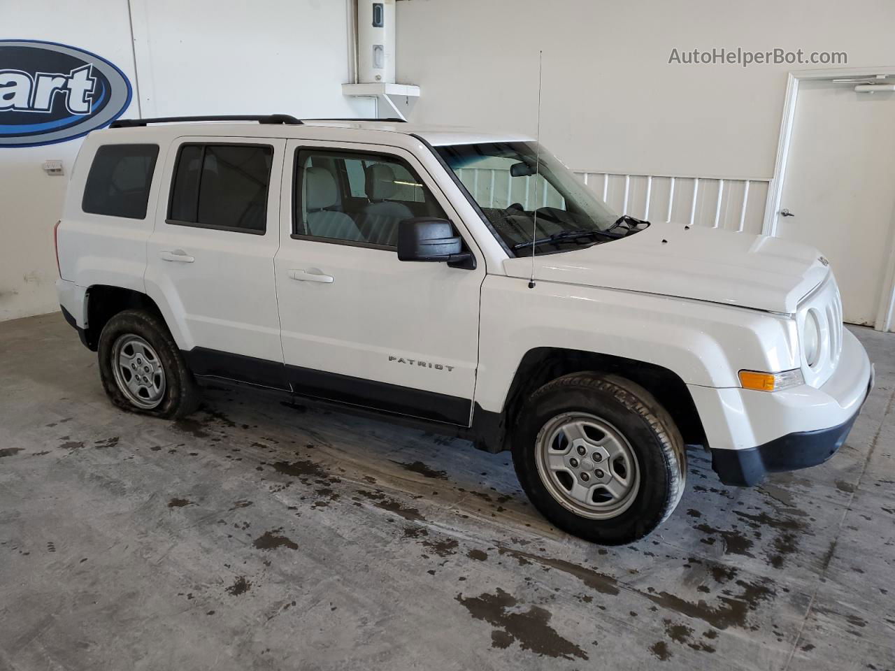 2012 Jeep Patriot Sport Белый vin: 1C4NJRBB4CD620997