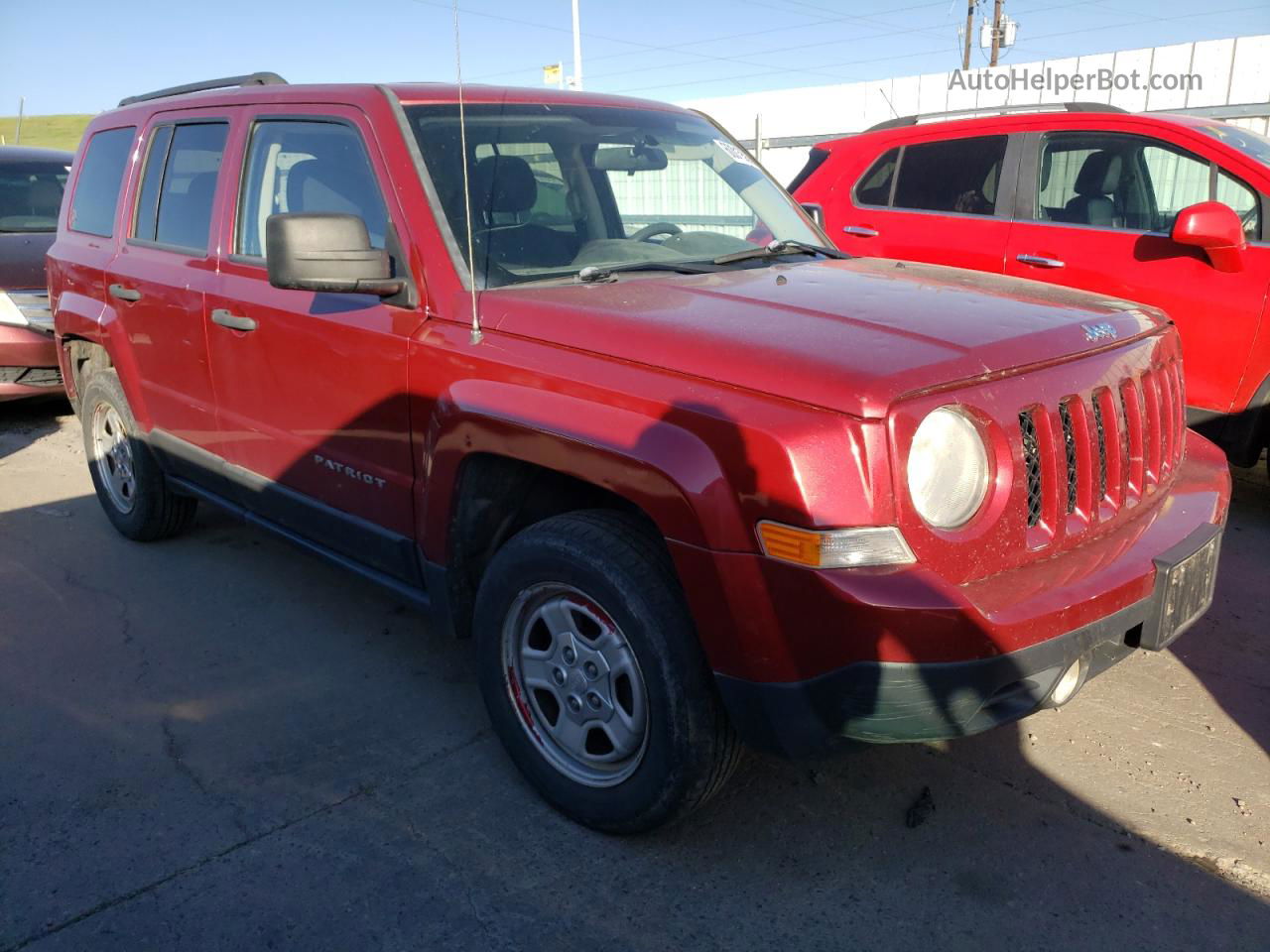 2012 Jeep Patriot Sport Красный vin: 1C4NJRBB4CD625133