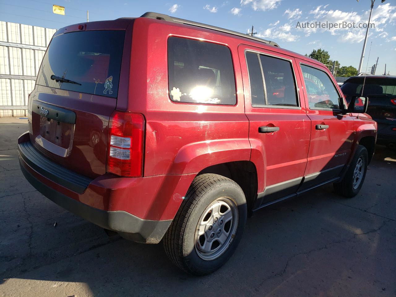 2012 Jeep Patriot Sport Красный vin: 1C4NJRBB4CD625133