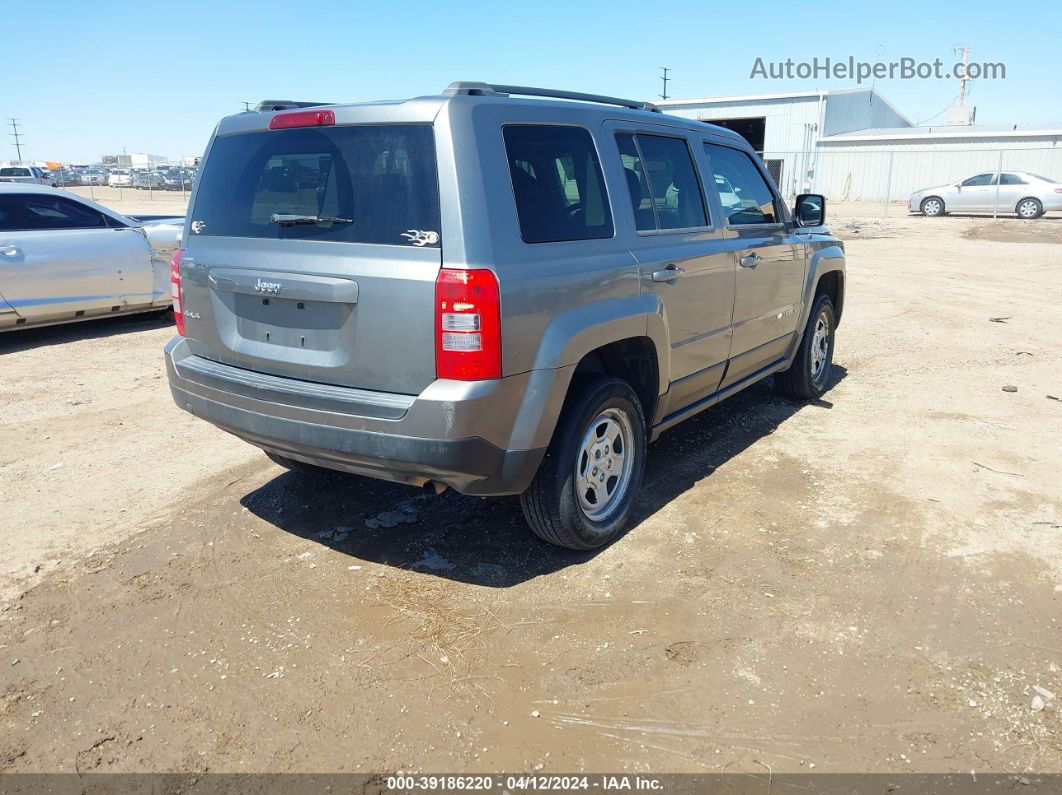 2014 Jeep Patriot Sport Gray vin: 1C4NJRBB4ED592167