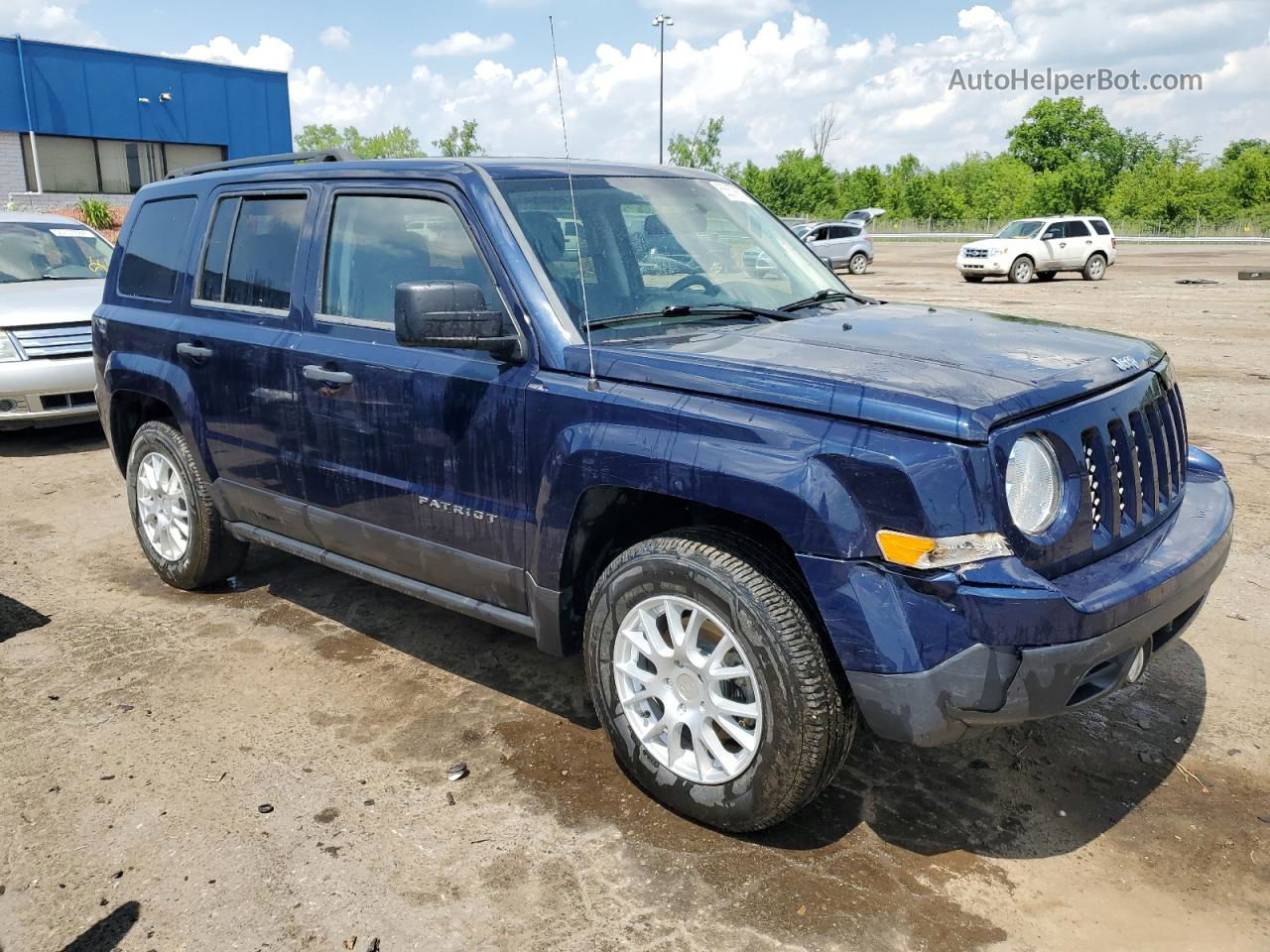 2014 Jeep Patriot Sport Blue vin: 1C4NJRBB4ED713425