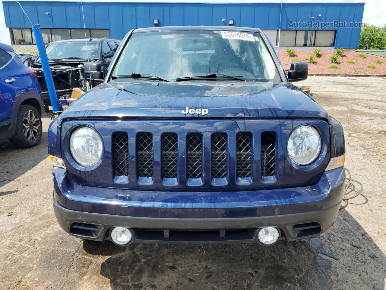 2014 Jeep Patriot Sport Blue vin: 1C4NJRBB4ED713425