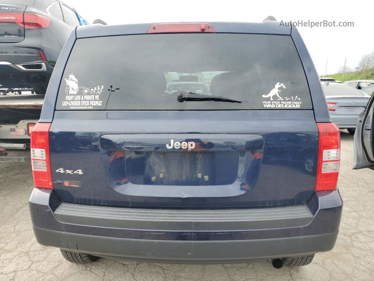 2014 Jeep Patriot Sport Синий vin: 1C4NJRBB4ED855791