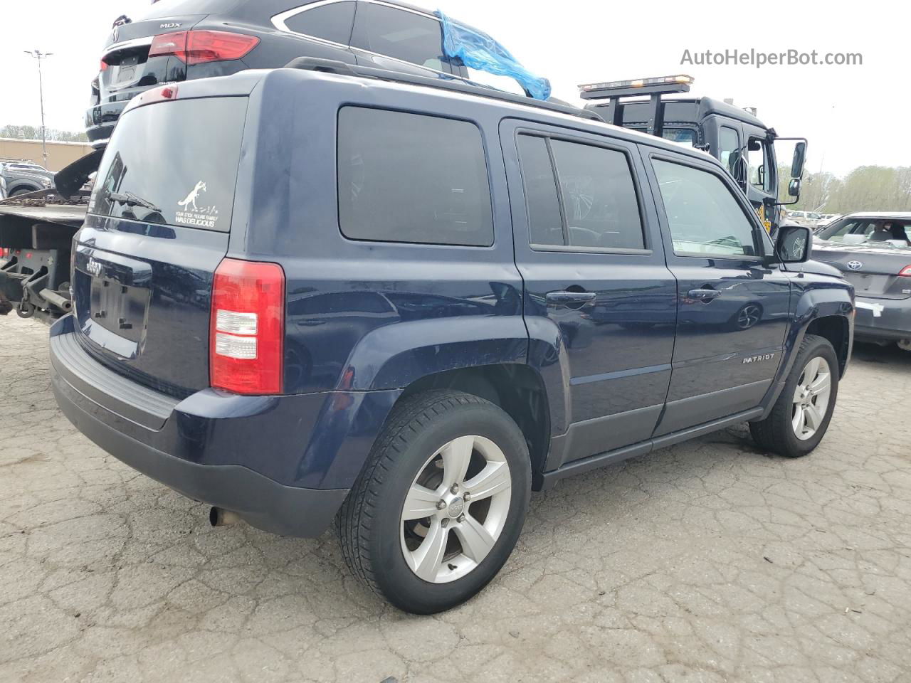 2014 Jeep Patriot Sport Blue vin: 1C4NJRBB4ED855791