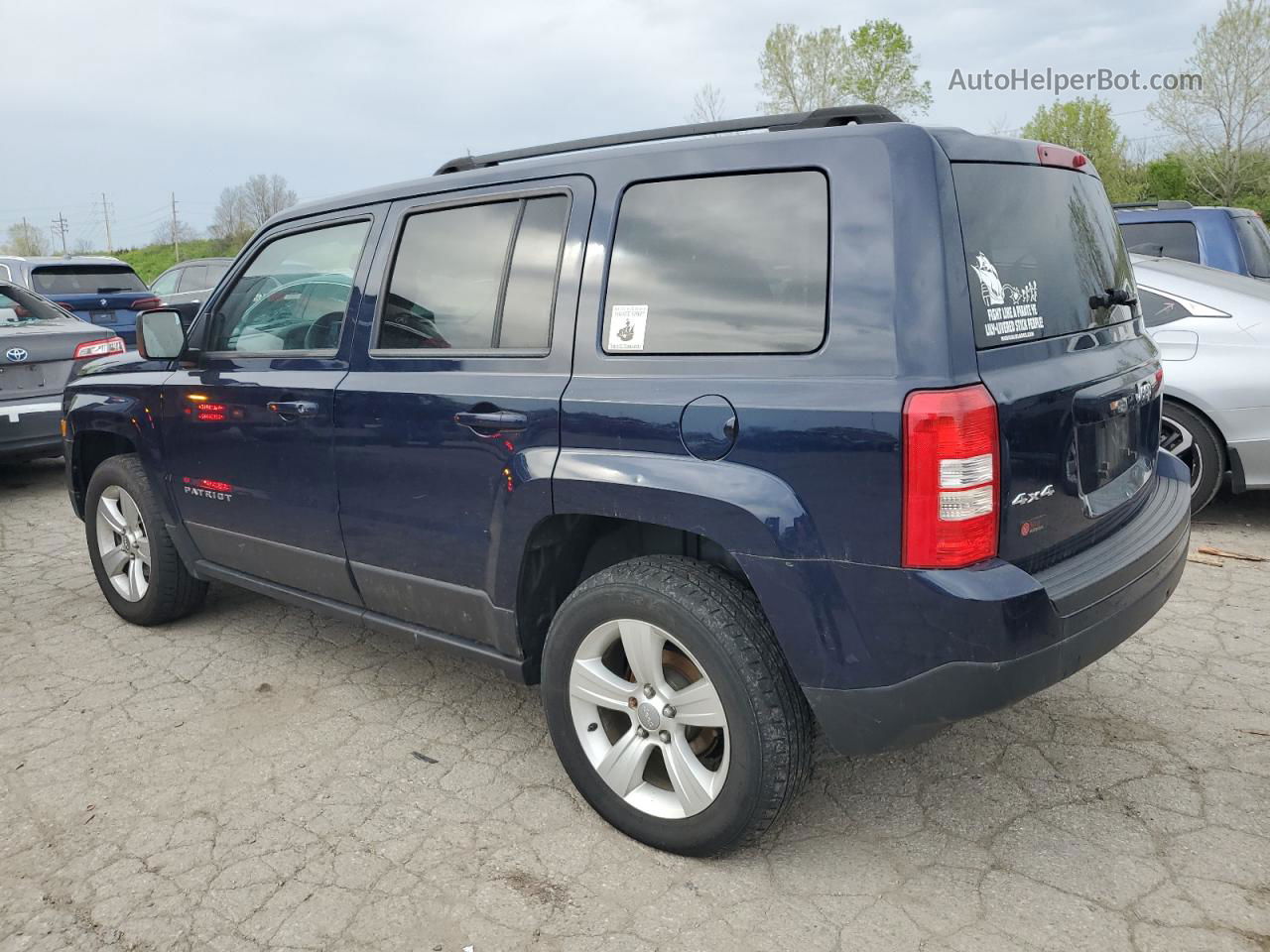 2014 Jeep Patriot Sport Синий vin: 1C4NJRBB4ED855791