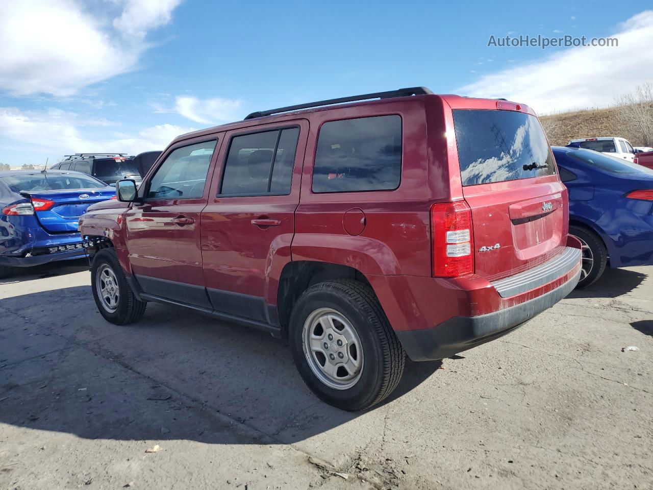 2016 Jeep Patriot Sport Красный vin: 1C4NJRBB4GD594665