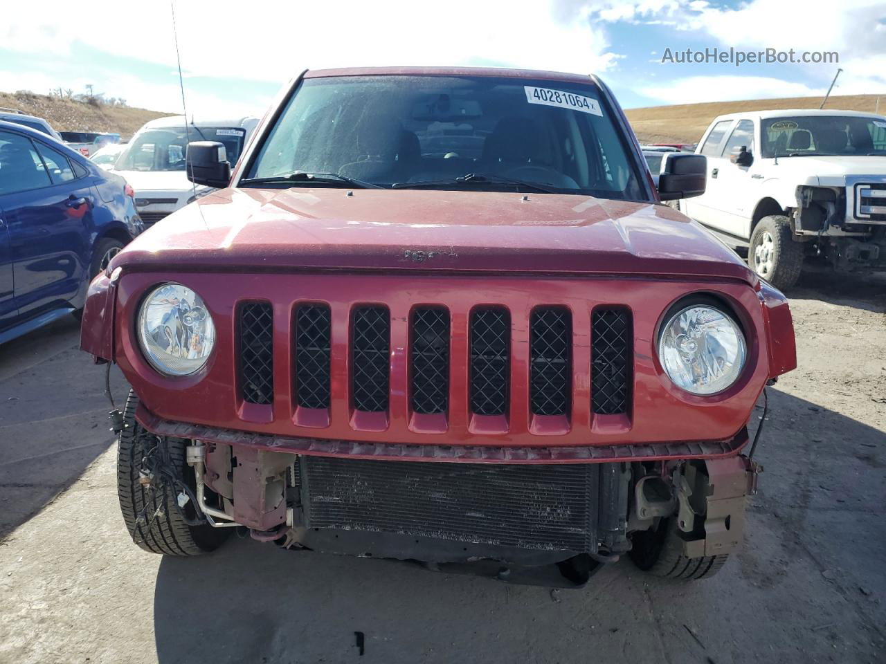 2016 Jeep Patriot Sport Красный vin: 1C4NJRBB4GD594665