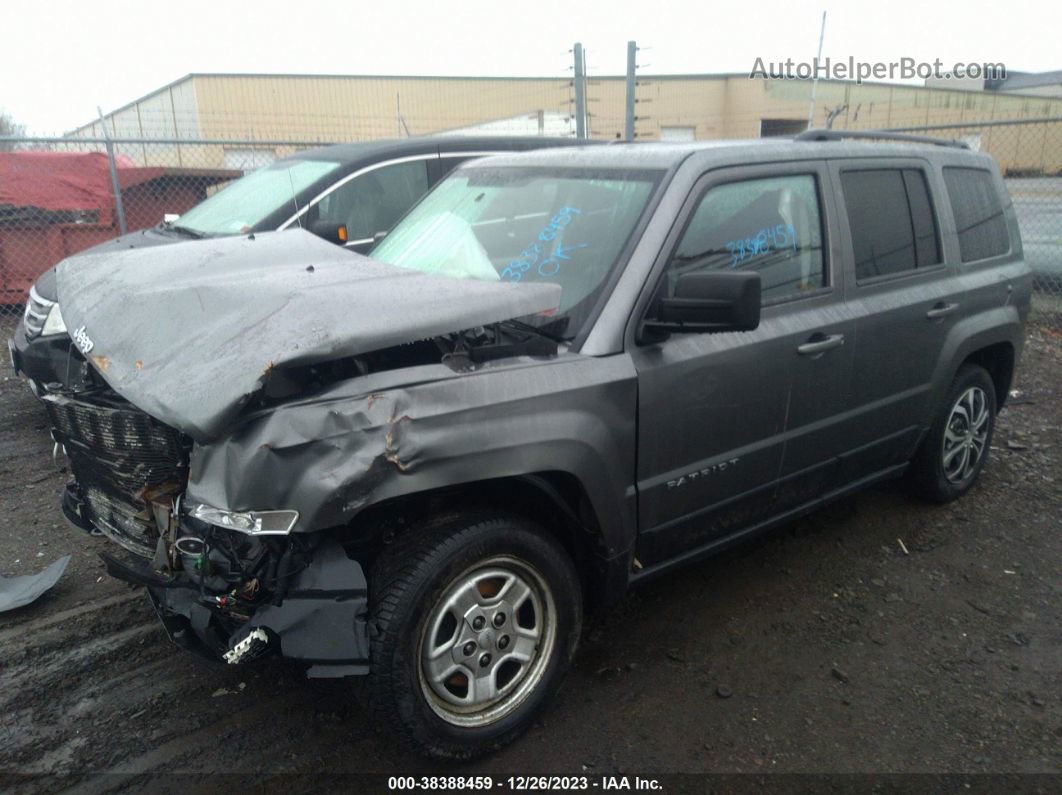 2014 Jeep Patriot Sport Серый vin: 1C4NJRBB5ED522922