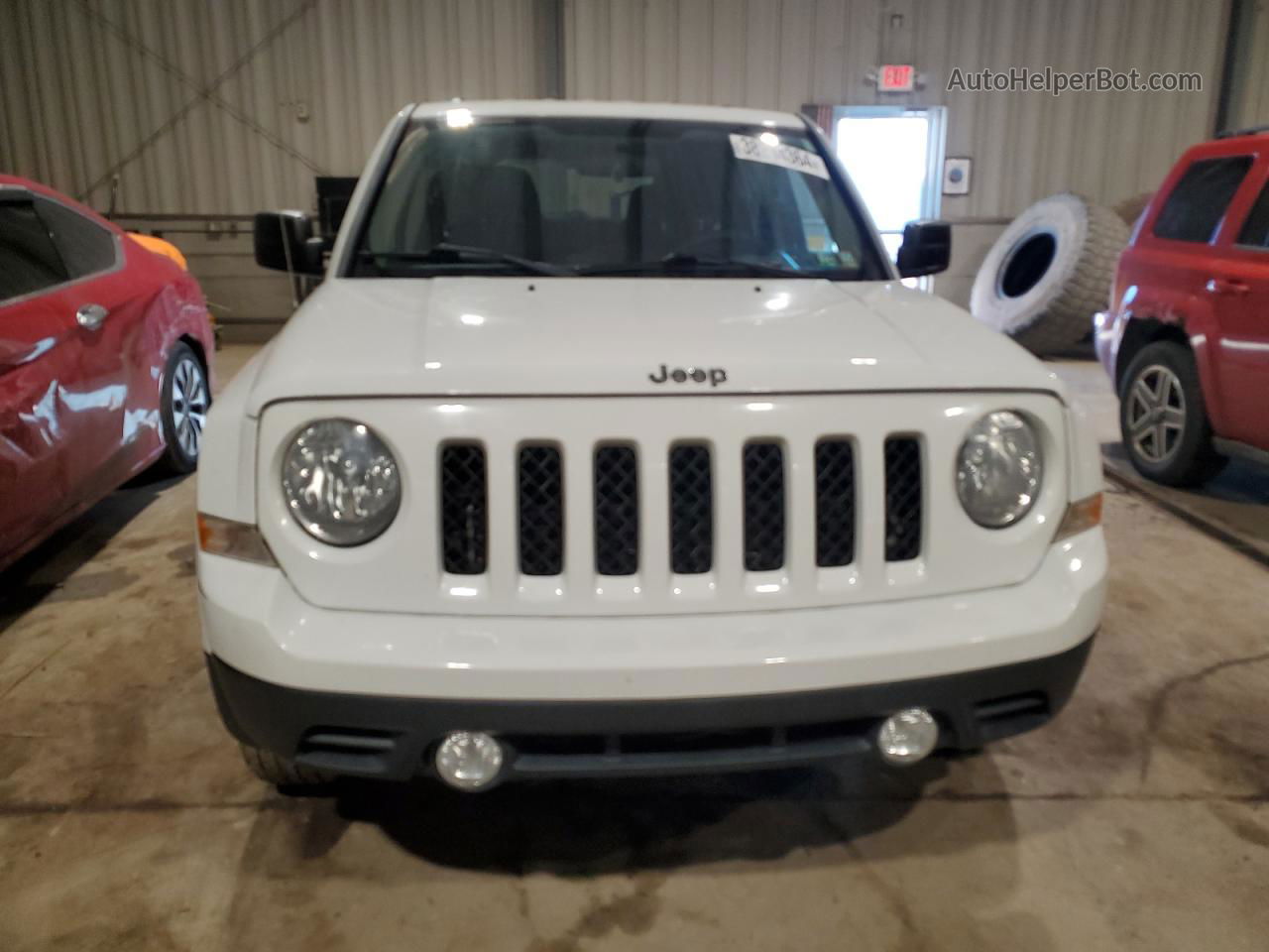 2014 Jeep Patriot Sport White vin: 1C4NJRBB5ED546606