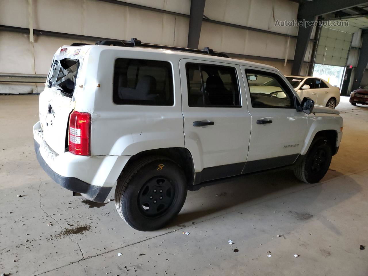 2014 Jeep Patriot Sport White vin: 1C4NJRBB5ED904755