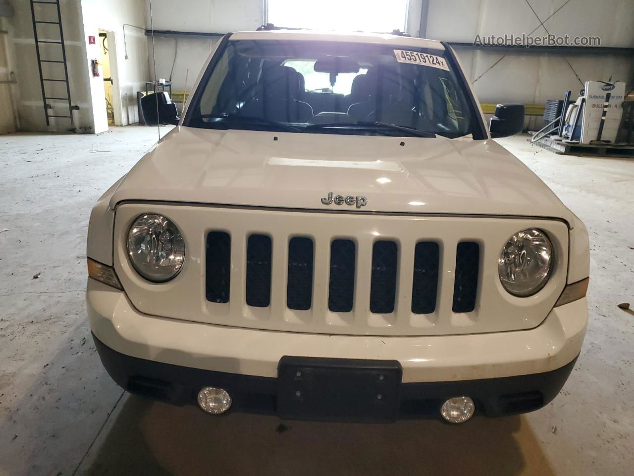 2014 Jeep Patriot Sport White vin: 1C4NJRBB5ED904755