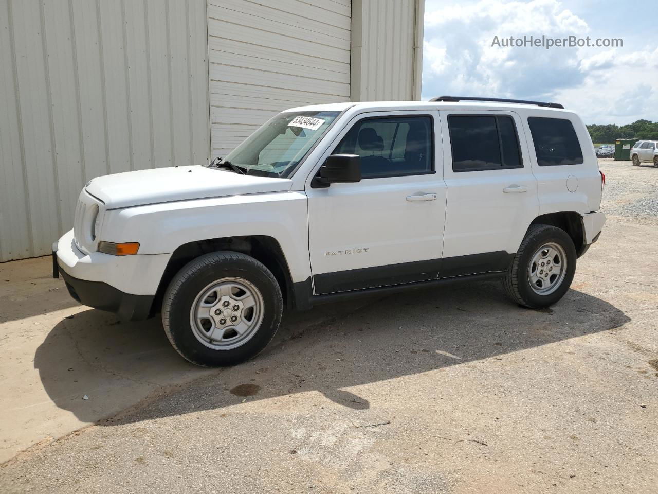 2016 Jeep Patriot Sport White vin: 1C4NJRBB5GD579916