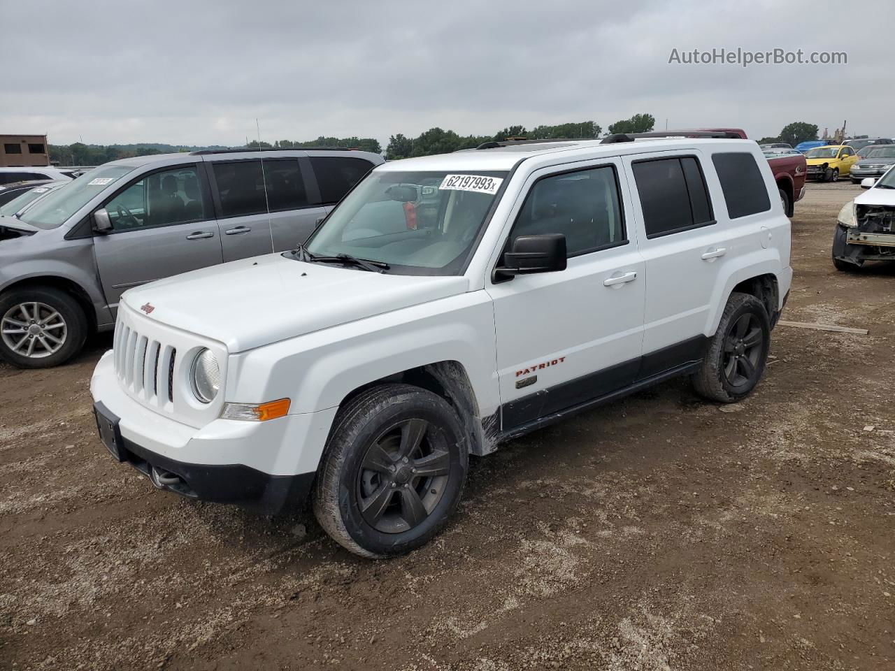 2016 Jeep Patriot Sport White vin: 1C4NJRBB5GD729703