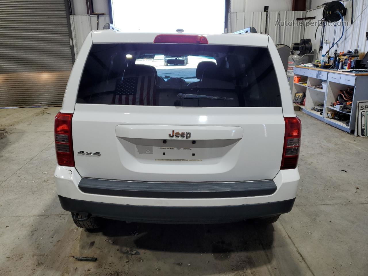 2014 Jeep Patriot Sport White vin: 1C4NJRBB6ED616503