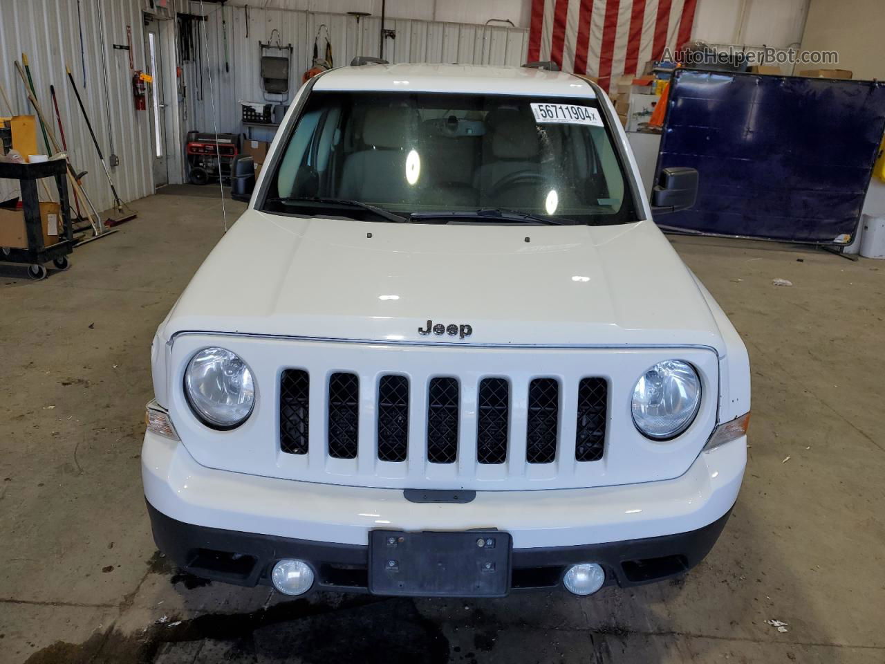 2014 Jeep Patriot Sport Белый vin: 1C4NJRBB6ED616503