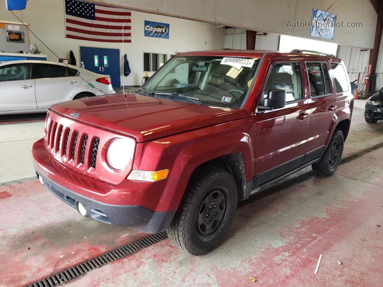 2014 Jeep Patriot Sport Красный vin: 1C4NJRBB6ED809279