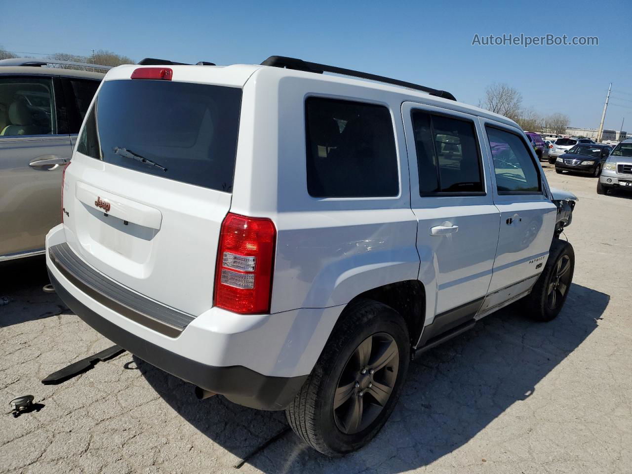 2016 Jeep Patriot Sport White vin: 1C4NJRBB6GD707404