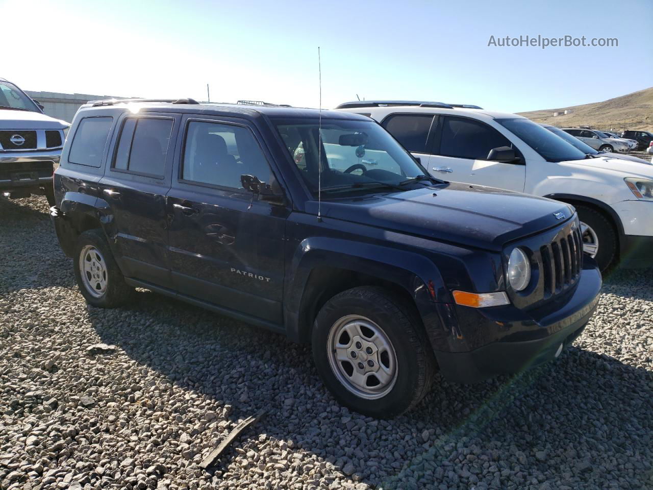 2016 Jeep Patriot Sport Синий vin: 1C4NJRBB6GD786640