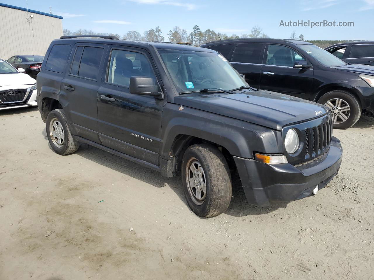 2016 Jeep Patriot Sport Black vin: 1C4NJRBB6GD805767