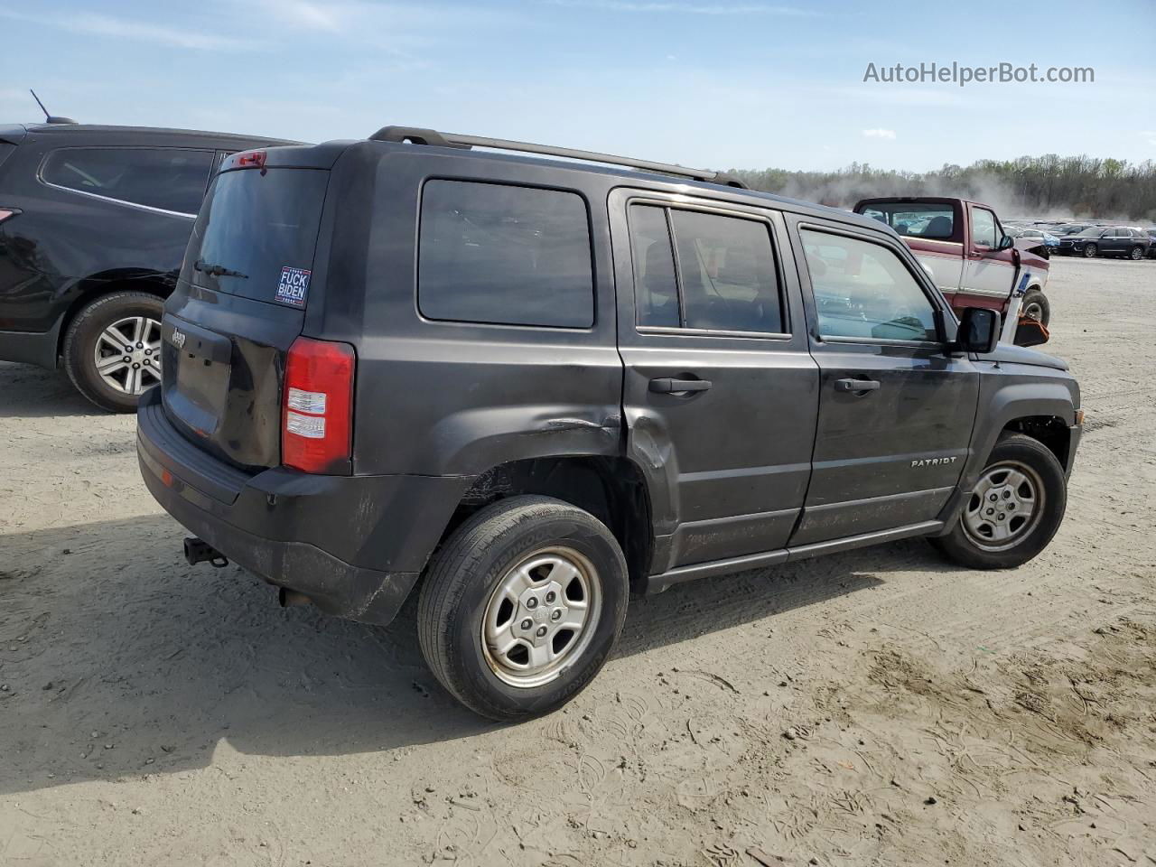 2016 Jeep Patriot Sport Black vin: 1C4NJRBB6GD805767