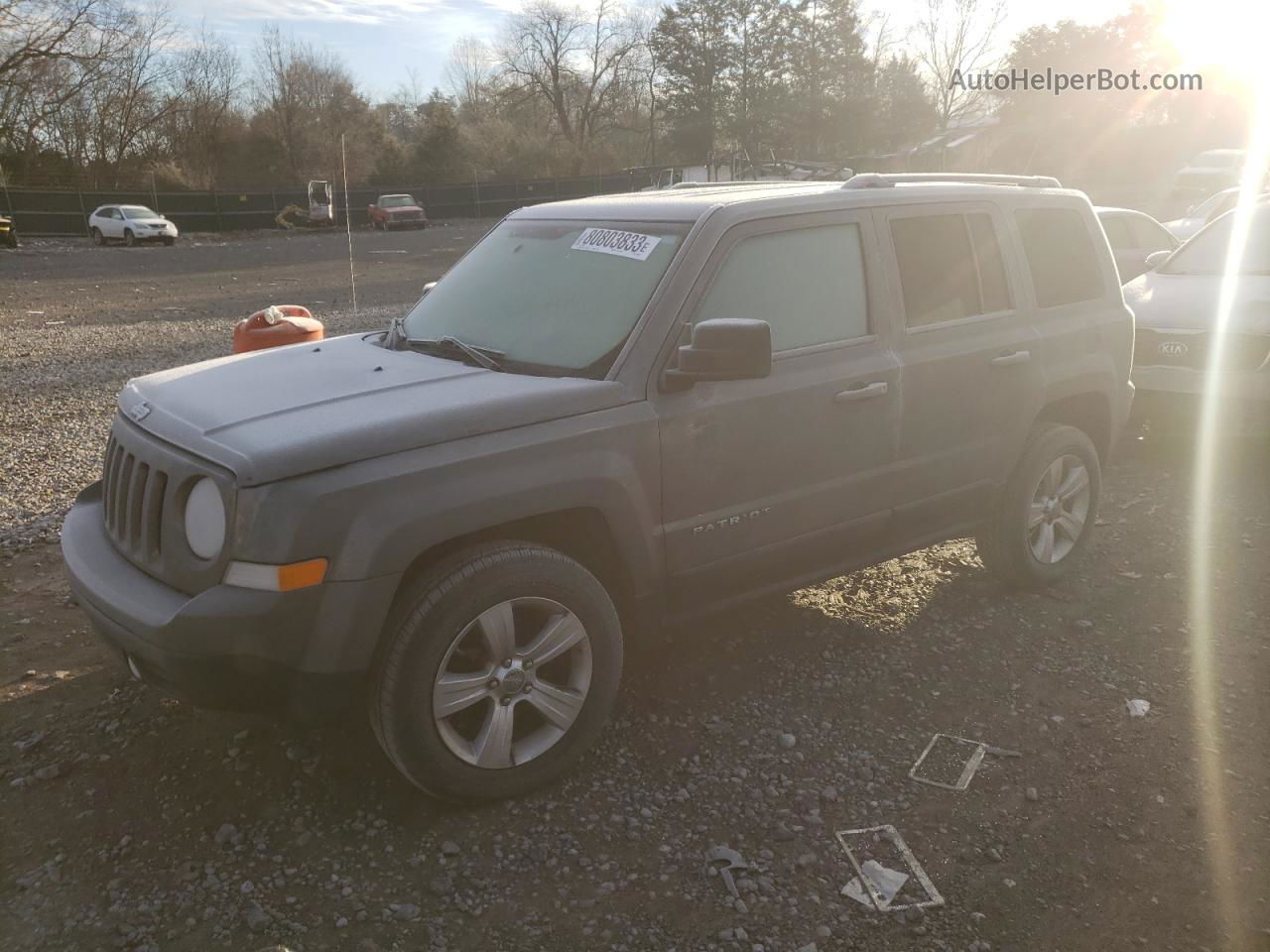 2012 Jeep Patriot Sport Серый vin: 1C4NJRBB7CD604163